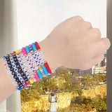 11x Friendship Bracelets Colorful Letter Bracelets Fashion Inspire Bracelets