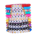 11x Friendship Bracelets Colorful Letter Bracelets Fashion Inspire Bracelets