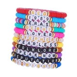 11x Friendship Bracelets Colorful Letter Bracelets Fashion Inspire Bracelets