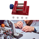 Maxbell Watch Case Holder Adjustable Watchmakers Metal Adults Watch Open Case Holder Red