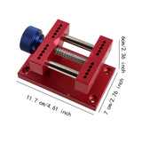 Maxbell Watch Case Holder Adjustable Watchmakers Metal Adults Watch Open Case Holder Red