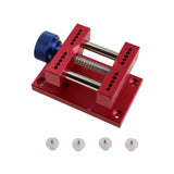 Maxbell Watch Case Holder Adjustable Watchmakers Metal Adults Watch Open Case Holder Red