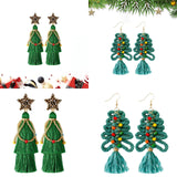 Christmas Earrings Exaggerated Temperament Earrings Jewelry for Holiday Gift Style A