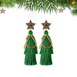 Christmas Earrings Exaggerated Temperament Earrings Jewelry for Holiday Gift Style A