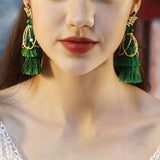 Christmas Earrings Exaggerated Temperament Earrings Jewelry for Holiday Gift Style A