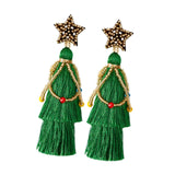 Christmas Earrings Exaggerated Temperament Earrings Jewelry for Holiday Gift Style A