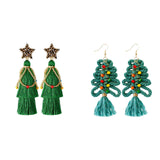 Christmas Earrings Exaggerated Temperament Earrings Jewelry for Holiday Gift Style A