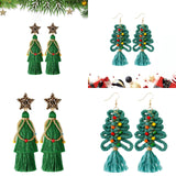 Christmas Earrings Exaggerated Temperament Earrings Jewelry for Holiday Gift Style A