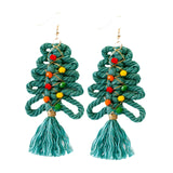 Christmas Earrings Exaggerated Temperament Earrings Jewelry for Holiday Gift Style B