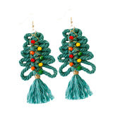 Christmas Earrings Exaggerated Temperament Earrings Jewelry for Holiday Gift Style B