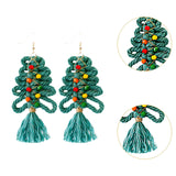 Christmas Earrings Exaggerated Temperament Earrings Jewelry for Holiday Gift Style B