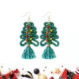 Christmas Earrings Exaggerated Temperament Earrings Jewelry for Holiday Gift Style B