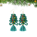 Christmas Earrings Exaggerated Temperament Earrings Jewelry for Holiday Gift Style B