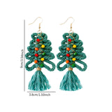 Christmas Earrings Exaggerated Temperament Earrings Jewelry for Holiday Gift Style B