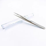 Maxbell Pointed Tweezers Straight Watch Tweezers for Soldering Crafts Jewelry Making