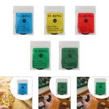 Maxbell Round Gasket Assortment Watch Case Cover Replacement Watchmaker Seal Washers CS 0.5MM