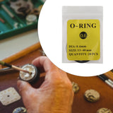 Maxbell Round Gasket Assortment Watch Case Cover Replacement Watchmaker Seal Washers CS 0.6MM