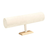Maxbell Flannel Headband Stand Stylish for Tabletop Home Organization Dressing Table Beige