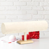 Maxbell Flannel Headband Stand Stylish for Tabletop Home Organization Dressing Table Beige