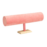 Maxbell Flannel Headband Stand Stylish for Tabletop Home Organization Dressing Table Pink