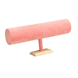 Maxbell Flannel Headband Stand Stylish for Tabletop Home Organization Dressing Table Pink