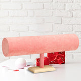 Maxbell Flannel Headband Stand Stylish for Tabletop Home Organization Dressing Table Pink
