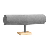 Maxbell Flannel Headband Stand Stylish for Tabletop Home Organization Dressing Table Grey