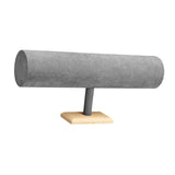 Maxbell Flannel Headband Stand Stylish for Tabletop Home Organization Dressing Table Grey