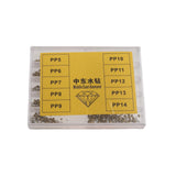 Maxbell Watch Part Rhinestones Watch Screws Stones with Storage Box Watch Decoration
