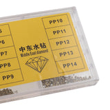 Maxbell Watch Part Rhinestones Watch Screws Stones with Storage Box Watch Decoration