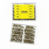 Maxbell Watch Part Rhinestones Watch Screws Stones with Storage Box Watch Decoration