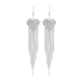 Maxbell Tassel Earrings Rhinestone Earrings for Women for Valentine's Day Prom Party