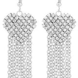 Maxbell Tassel Earrings Rhinestone Earrings for Women for Valentine's Day Prom Party
