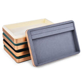 Maxbell Jewelry Display Tray Props Rings Earrings Display for Drawer Countertop Home Gray