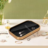 Maxbell Jewelry Display Tray Props Rings Earrings Display for Drawer Countertop Home Black