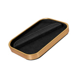 Maxbell Jewelry Display Tray Props Rings Earrings Display for Drawer Countertop Home Black