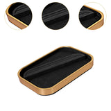 Maxbell Jewelry Display Tray Props Rings Earrings Display for Drawer Countertop Home Black