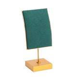 Maxbell Necklace Stand Elegant Creative Jewelry Display for Tabletop Bedroom Counter Green 13cmx6cm