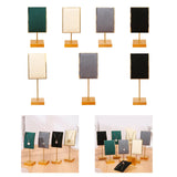 Maxbell Necklace Stand Elegant Creative Jewelry Display for Tabletop Bedroom Counter Green 13cmx6cm