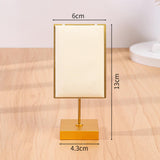 Maxbell Necklace Stand Elegant Creative Jewelry Display for Tabletop Bedroom Counter Beige 13cmx6cm