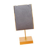 Maxbell Necklace Stand Elegant Creative Jewelry Display for Tabletop Bedroom Counter Gray 13cmx6cm