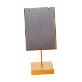 Maxbell Necklace Stand Elegant Creative Jewelry Display for Tabletop Bedroom Counter Gray 13cmx6cm