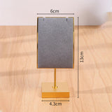 Maxbell Necklace Stand Elegant Creative Jewelry Display for Tabletop Bedroom Counter Gray 13cmx6cm