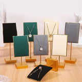 Maxbell Necklace Stand Elegant Creative Jewelry Display for Tabletop Bedroom Counter Gray 13cmx6cm