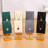 Maxbell Necklace Stand Elegant Creative Jewelry Display for Tabletop Bedroom Counter Black 13cmx6cm