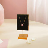 Maxbell Necklace Stand Elegant Creative Jewelry Display for Tabletop Bedroom Counter Black 13cmx6cm