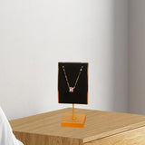 Maxbell Necklace Stand Elegant Creative Jewelry Display for Tabletop Bedroom Counter Black 13cmx6cm