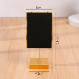 Maxbell Necklace Stand Elegant Creative Jewelry Display for Tabletop Bedroom Counter Black 13cmx6cm