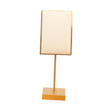 Maxbell Necklace Stand Elegant Creative Jewelry Display for Tabletop Bedroom Counter Beige 16.5cmx6cm