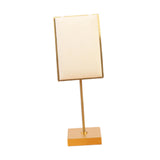 Maxbell Necklace Stand Elegant Creative Jewelry Display for Tabletop Bedroom Counter Beige 16.5cmx6cm